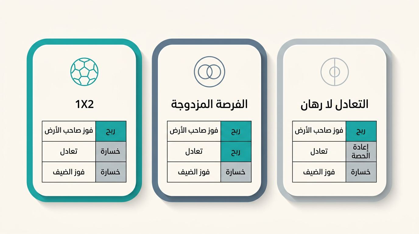 أنواع رهانات كرة القدم وكيفية تسويتها